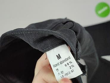 czarne cargo pull and bear: Spodnie materiałowe damskie, rozmiar M — 4