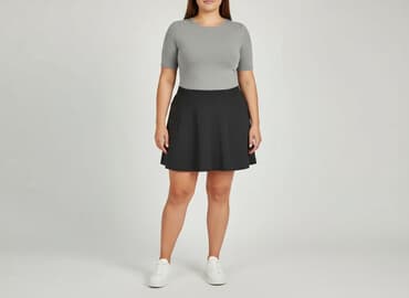 czarne spódnico spodnie: Spódnica damska, rozmiar 2XL — 1