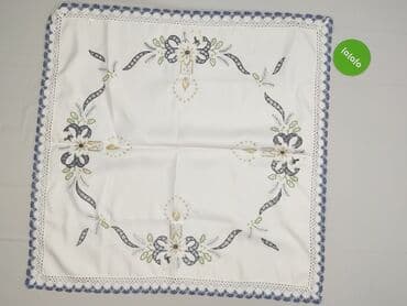 zasłony lidl: Obrus 76 x 76, kolor - Biały, stan - Idealny — 3