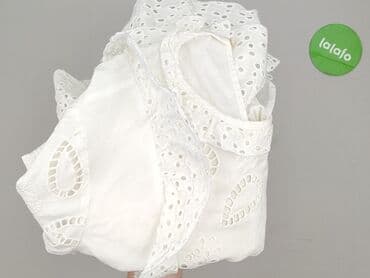 bluzki z bufiastymi rękawami białe: Women's blouse, size S — 5