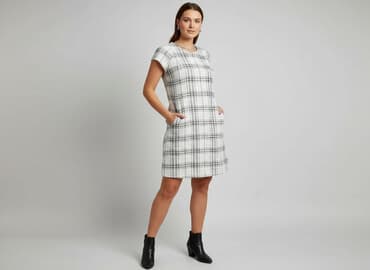sukienka damska w kratę: Sukienka damska, rozmiar XL — 8