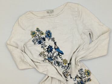 sweter w paski z serduszkiem: M&Co, Sweter damski, rozmiar S — 1