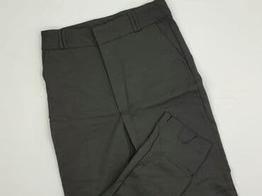 stradivarius spodnie czarne z wysokim stanem: Stradivarius, Spodnie materiałowe damskie, rozmiar L — 1