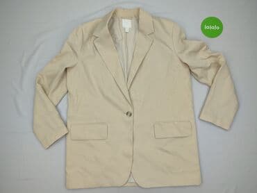 jasna marynarka damska: H&M, Marynarka damska, M — 2