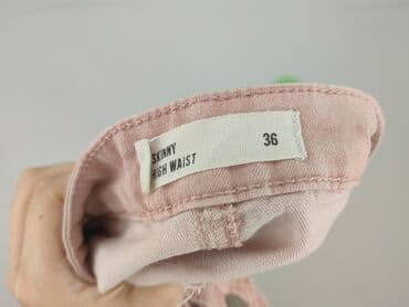 woskowane jeansy z wysokim stanem: Skinny, Jeansy damskie, rozmiar S — 4