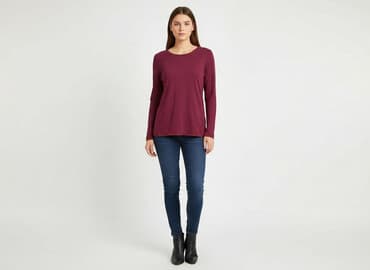 bluzki welurowa z krótkim rękawem: Bluzka damska, rozmiar M — 1