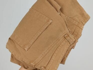 brązowe spodnie woskowane stradivarius: PULL&BEAR, Spodnie dla mężczyzn, rozmiar S — 5