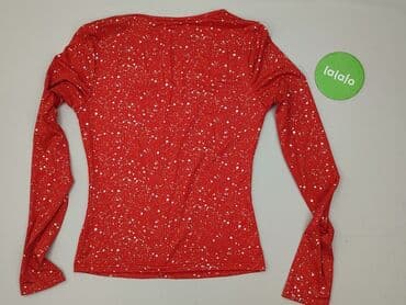 czerwona bluzki wieczorowe: Bluzka damska, rozmiar S — 4