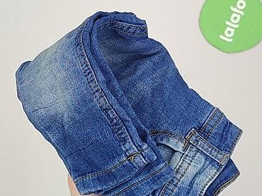 jeans raw blue: Spodnie jeansowe, 6-9 miesięcy, stan - Bardzo dobry — 6