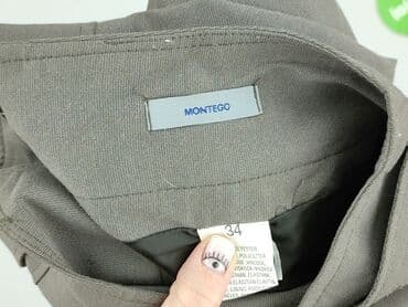 srebrne spódnice plisowane: Montego, Spódnica damska, S — 4