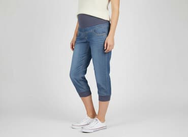 jeansy cropped damskie: Orsay, Spodnie 3/4 damskie, rozmiar S — 6