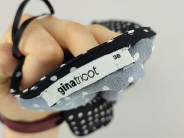 czarne bluzki w biale grochy: Gina Tricot, Bluzka damska, S — 4