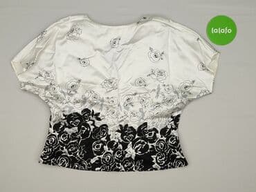 bluzki z krótkim rękawem eleganckie: Bluzka damska, rozmiar M — 3