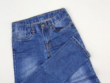 saint laurent ubrania: Spodnie jeansowe, Y.F.K., 10 lat, 140, stan - Bardzo dobry — 1