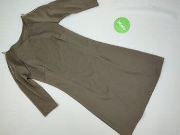 sukienka eko skóra rozkloszowana: Sukienka damska, rozmiar S — 2