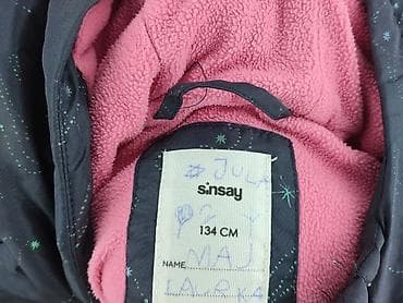 simple wool kombinezon: Kurtka zimowa, Sinsay, 9 lat, 128-134 cm, stan - Bardzo dobry — 4