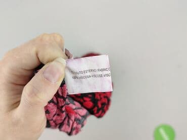 spodnie w krowie łaty: Material trousers for women, size One size — 6