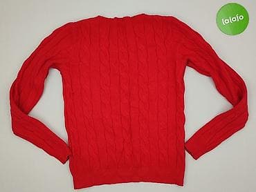 bordowe: Sweter damski, rozmiar S — 3