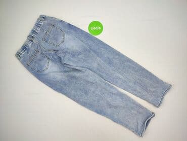 woskowane jeansy z wysokim stanem: Jeansy damskie, rozmiar M — 3