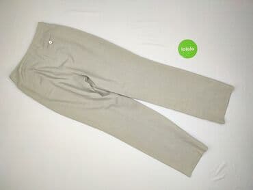 srebrne legginsy: Material trousers for women, size S (EU 36) — 3