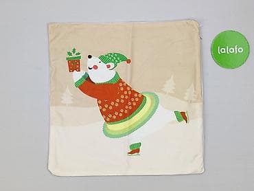 forma do pierogów: Poszewka dekoracyjna na poduszkę – świąteczny motyw - Kwadratowa — 2