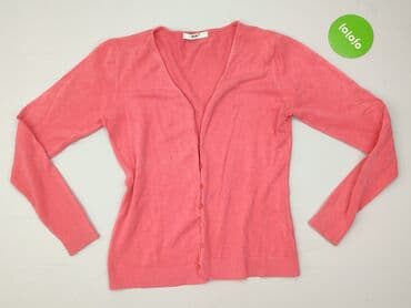 sweter z dekoltem v: Kardigan damski, rozmiar M — 2