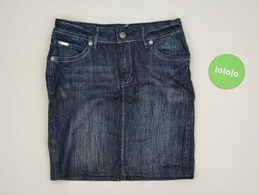 spódniczka dżinsowe z wysokim stanem: Newplay, Spódnica damska, rozmiar S — 2