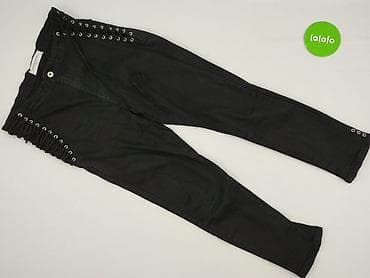 modne leginsy: Queen Hearts, Spodnie materiałowe damskie, rozmiar XL — 2