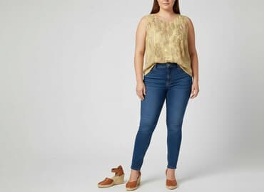 żółte bluzki z krótkim rękawem: Bluzka damska, rozmiar 2XL — 7