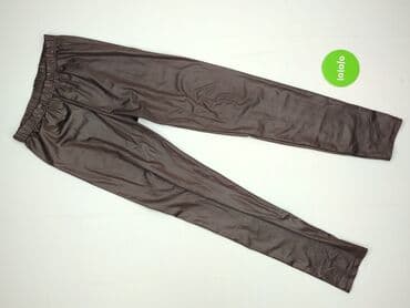 Women: Leggings Eco-leather for women, size L (EU 40) — 2