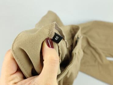Women's Pants: Material trousers for women, size L — 4