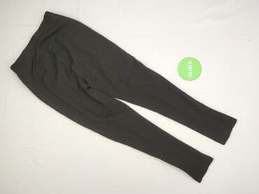 legginsy zamszowe push up: Spodnie materiałowe damskie, rozmiar M — 3