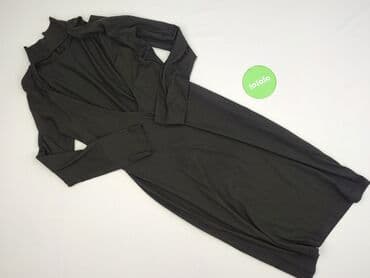 czarna sukienka dzianinowa z golfem: Sukienka damska, rozmiar M — 3