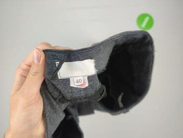 Women: Material trousers for women, size L (EU 40) — 4