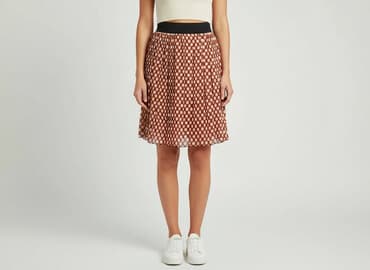 spódnice plisowane w kropki: Spódnica damska, rozmiar S — 1