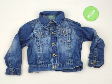 guess sukienki letnie: Children's jeans jacket, 5-6 years, 110-116 cm, Benetton, condition - Perfect — 2