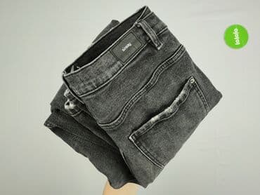 szare jeansy sinsay: Sinsay, Jeansy damskie, rozmiar L — 6