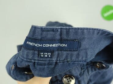 granatowe chinosy damskie: French Connection, Spodnie materiałowe damskie, rozmiar M — 4