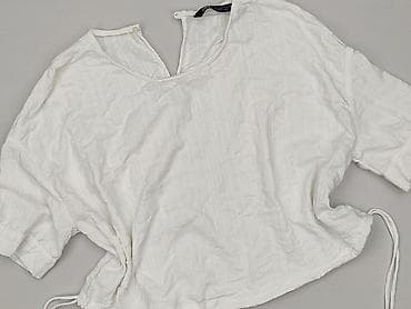 biale bluzki haftowane: Zara, Bluzka damska, rozmiar L — 4