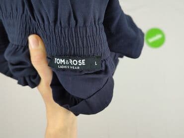 spódniczka alex biało niebieska: Spódnica damska, rozmiar L — 4