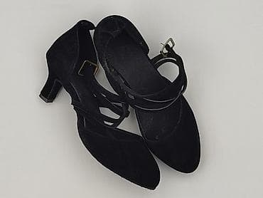 glany na platformie ccc: Czarne damskie czółenka taneczne na niskim obcasie - Przeznaczenie — 1