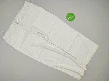 długie spodnie damskie dla wysokich: Janina, Spodnie materiałowe damskie, rozmiar 2XL — 3