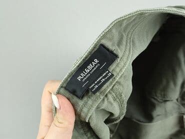 spodnie w paski pull and bear: PULL&BEAR, Material trousers for women, size S — 5