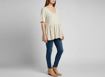 oversize bluzki: Tunika damska, rozmiar S — 1