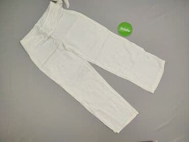 spódnico spodnie lniane: Spodnie materiałowe damskie, rozmiar L — 3