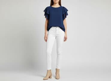 mohito marynarka niebieska: Vero Moda, Bluzka damska, XS — 7
