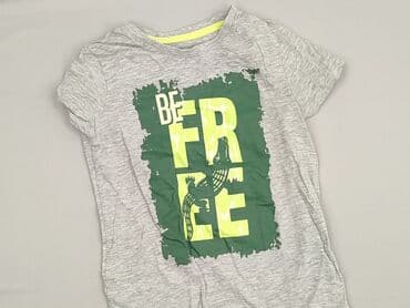 sukienka w geometryczne wzory h: T-shirt, Little kids, 7 years, 116-122 cm, condition - Very good — 1