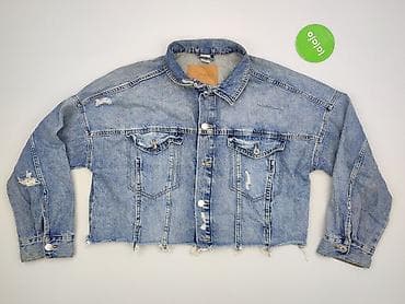 ccc kurtki: H&M, Kurtka jeansowa damska, rozmiar L — 3