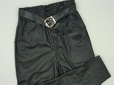 spodnie sliskie: Moda Italia, Spodnie materiałowe damskie, rozmiar One size — 1