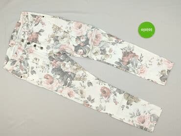 spodnie cyfrowa flora: Spodnie materiałowe damskie, rozmiar XL — 2